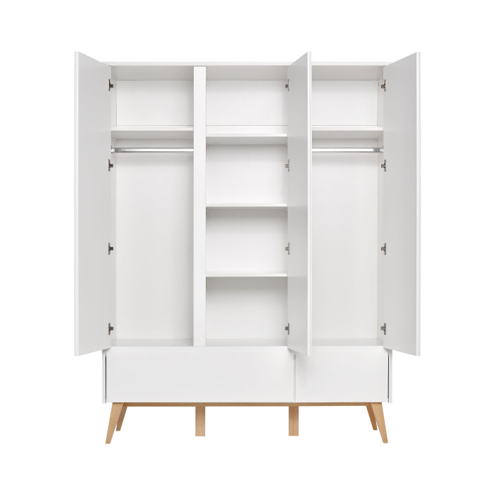 Armario de ropa con 3 puertas (Colección Classy)